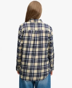 Check Flannel Boyfriend Shirt