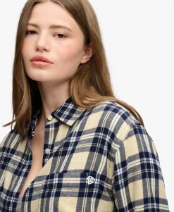 Check Flannel Boyfriend Shirt