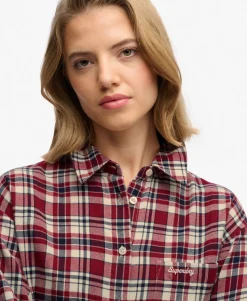 Check Flannel Relaxed Shirt