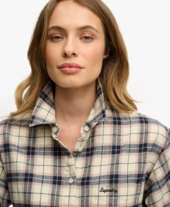 Check Flannel Relaxed Shirt