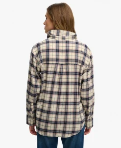 Check Flannel Relaxed Shirt