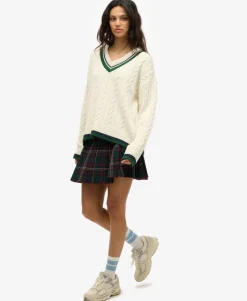 Check Mini Skirt