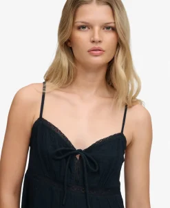 Cheesecloth Tiered Mini Dress