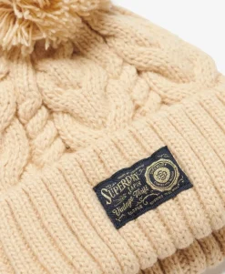 Chunky Cable Beanie Hat