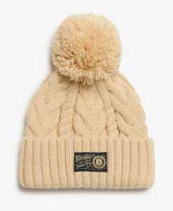 Chunky Cable Beanie Hat