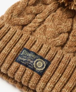 Chunky Cable Beanie Hat