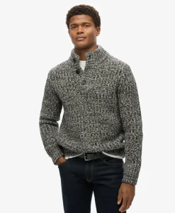 Chunky Knit Half Zip Jumper