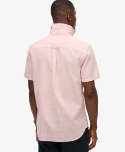 City Cotton Linen Short Sleeve Shirt