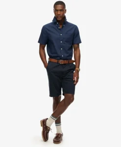 City Cotton Linen Short Sleeve Shirt