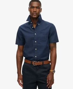 City Cotton Linen Short Sleeve Shirt