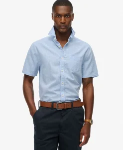 City Cotton Linen Short Sleeve Shirt
