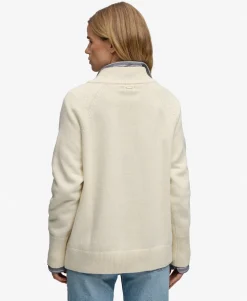 Classic Cotton Knit Half Zip Jumper