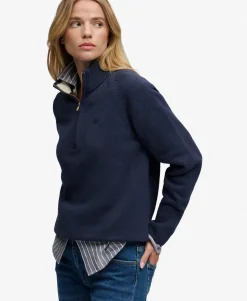 Classic Cotton Knit Half Zip Jumper