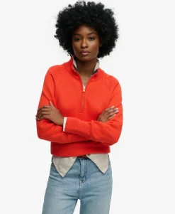 Classic Cotton Knit Half Zip Jumper