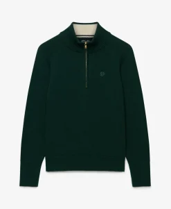 Classic Cotton Knit Half Zip Jumper