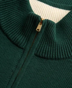 Classic Cotton Knit Half Zip Jumper