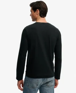 Classic Cotton Linen Long Sleeve Top