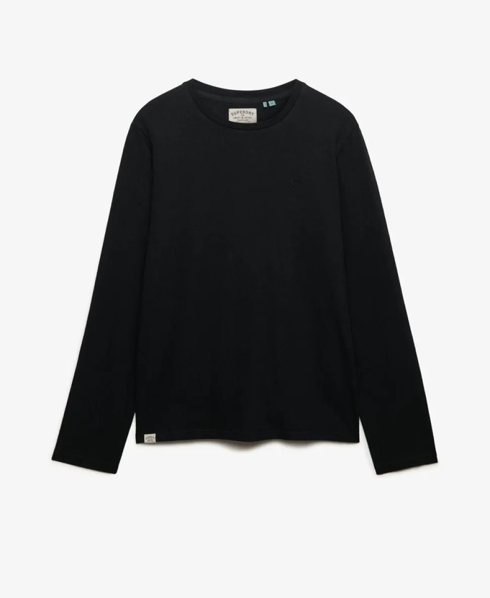 Classic Cotton Linen Long Sleeve Top