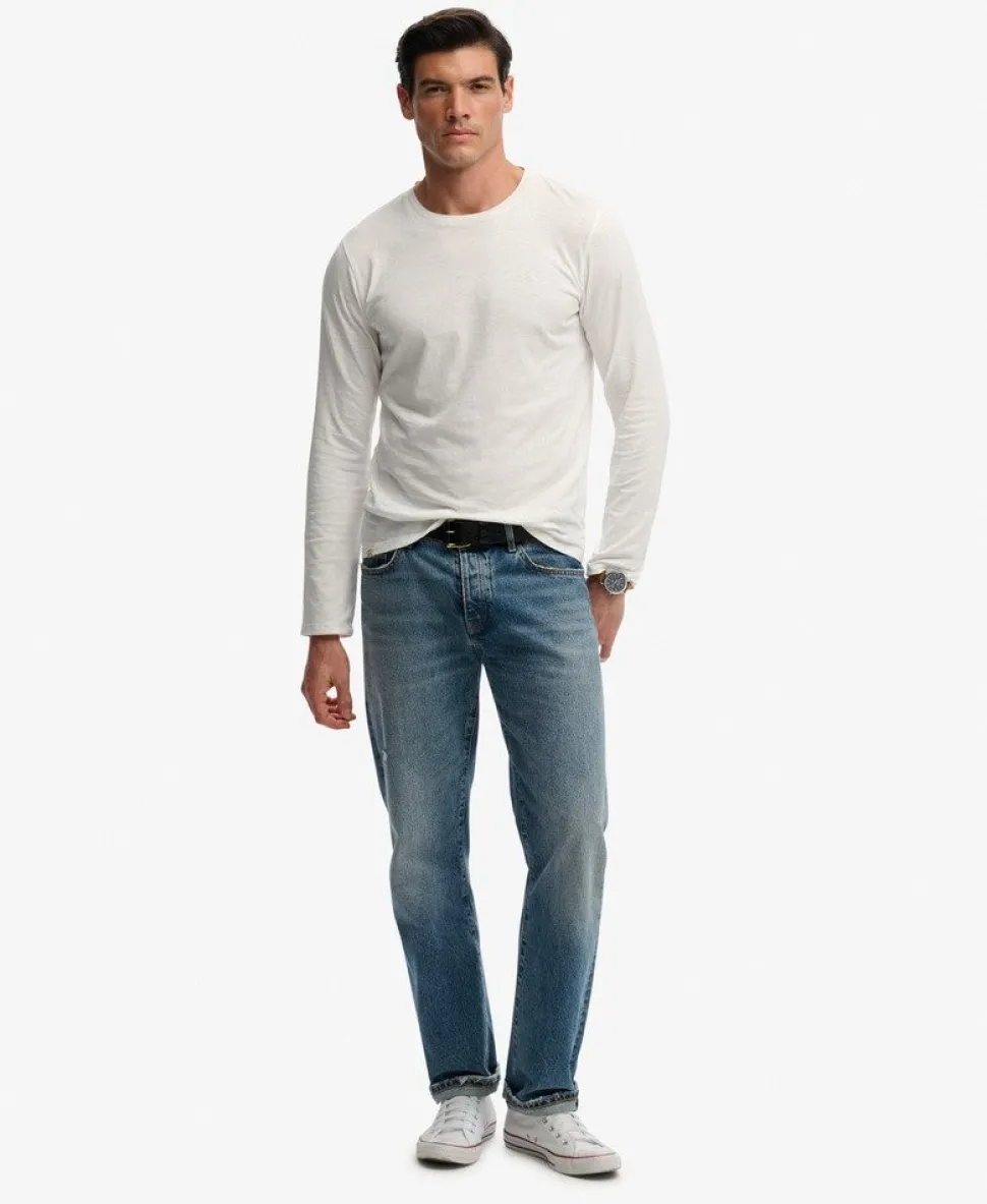 Classic Cotton Linen Long Sleeve Top