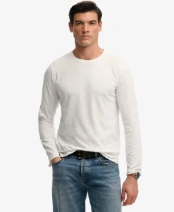 Classic Cotton Linen Long Sleeve Top
