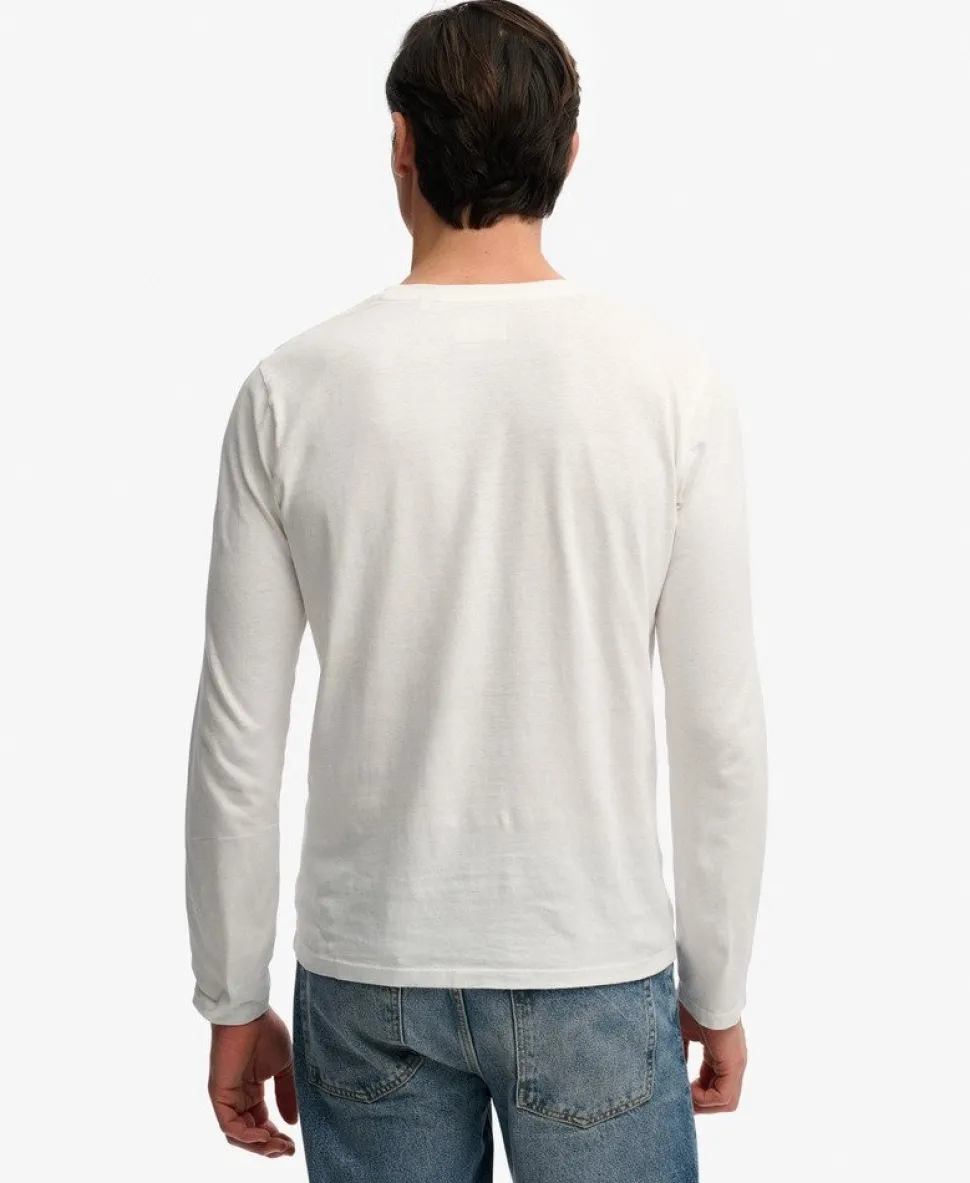 Classic Cotton Linen Long Sleeve Top