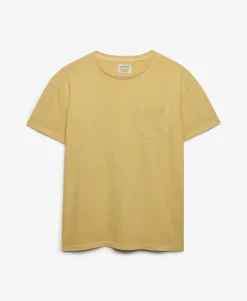 Classic Cotton Linen Pocket T-Shirt