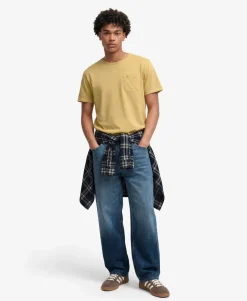 Classic Cotton Linen Pocket T-Shirt