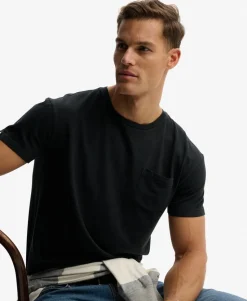 Classic Cotton Linen Pocket T-Shirt