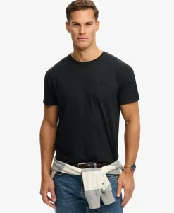 Classic Cotton Linen Pocket T-Shirt