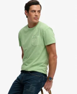 Classic Cotton Linen Pocket T-Shirt