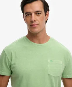 Classic Cotton Linen Pocket T-Shirt
