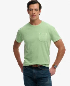 Classic Cotton Linen Pocket T-Shirt