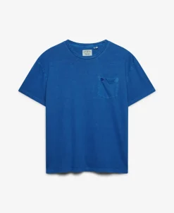 Classic Cotton Linen Pocket T-Shirt