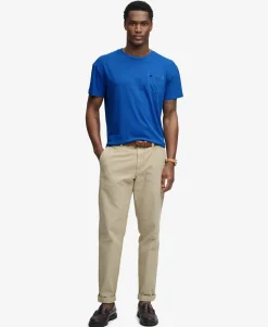 Classic Cotton Linen Pocket T-Shirt