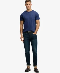 Classic Cotton Linen Pocket T-Shirt