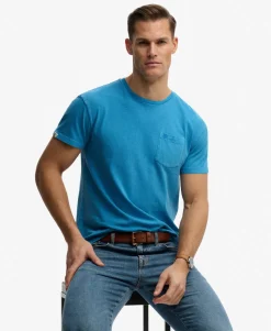 Classic Cotton Linen Pocket T-Shirt