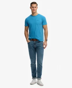 Classic Cotton Linen Pocket T-Shirt