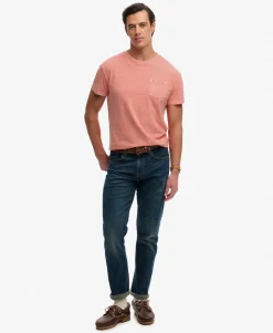 Classic Cotton Linen Pocket T-Shirt