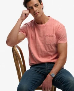 Classic Cotton Linen Pocket T-Shirt