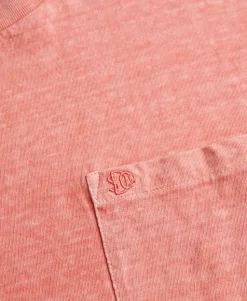Classic Cotton Linen Pocket T-Shirt