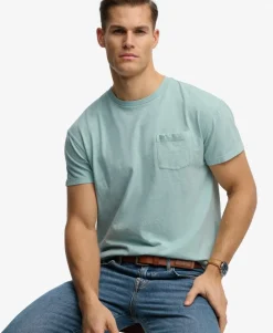 Classic Cotton Linen Pocket T-Shirt
