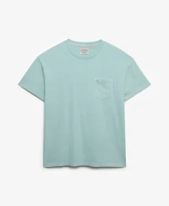 Classic Cotton Linen Pocket T-Shirt