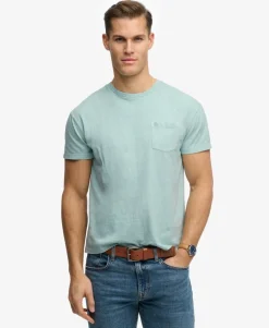 Classic Cotton Linen Pocket T-Shirt
