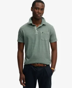 Classic Cotton Linen Polo Shirt