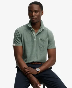 Classic Cotton Linen Polo Shirt