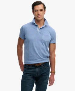 Classic Cotton Linen Polo Shirt