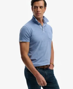 Classic Cotton Linen Polo Shirt