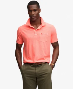 Classic Cotton Linen Polo Shirt