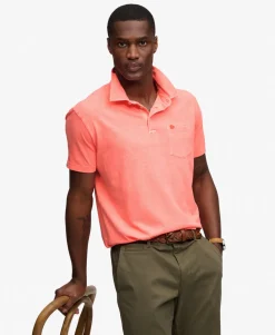 Classic Cotton Linen Polo Shirt