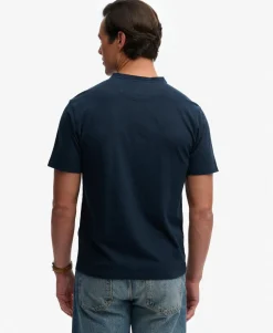 Classic Cotton Linen Short Sleeve Henley T-shirt